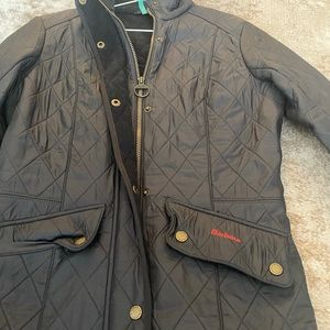 Barbour jacket - navy blue - worn less than 10 times